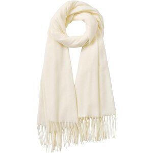 Women's White Winter Cashmere Feel Plaid Scarf Pashmina Shawls And Wraps